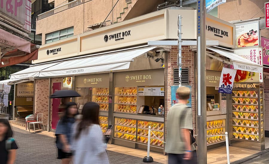 Sweet Boxのアクセスマップ（地図）｜クレープ屋【SWEET BOX】東京